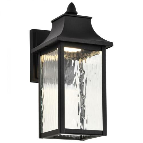 Austen Smart LED RGBTW CCT Outdoor Wall Light in Black by Nuvo