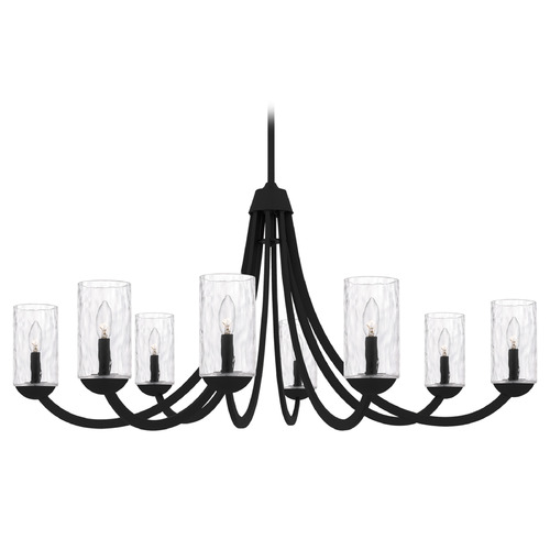 Quoizel Lighting Allard Matte Black Chandelier