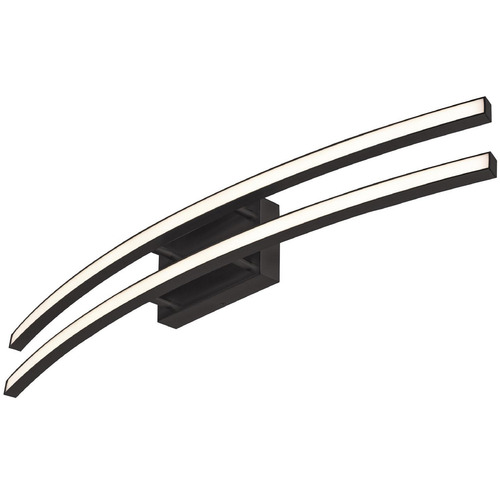 AFX Lighting Afx Lighting Harper Black LED Vertical Bathroom Light HPRV3605LAJUDBK