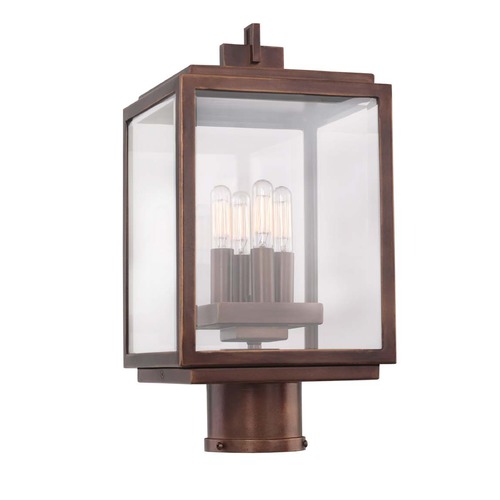 Kalco Lighting Chester Copper Patina Post Light by Kalco Lighting 403800CP