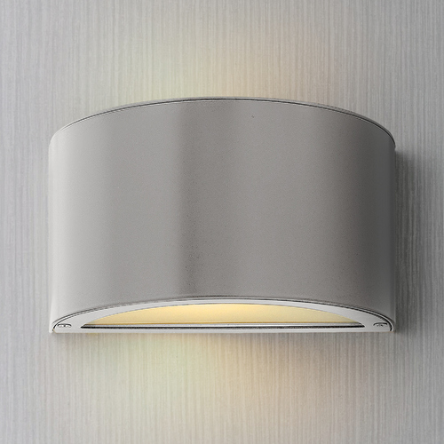 Hinkley Luna Titanium LED Outdoor Wall Light 3000K by Hinkley Lighting 1662TT