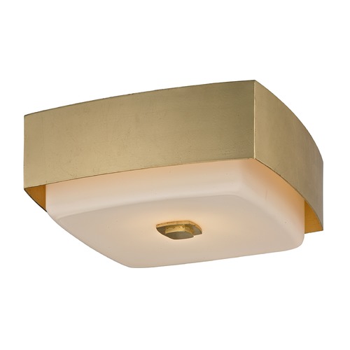 Allure 13-Inch Gold Leaf Flush Mount Light by Troy Lighting