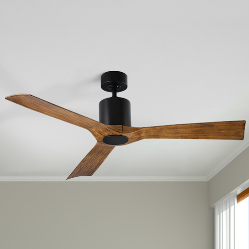 Modern Forms by WAC Lighting Aviator 54-Inch Fan in Matte Black by Modern Forms FR-W1811-54-MB/DK