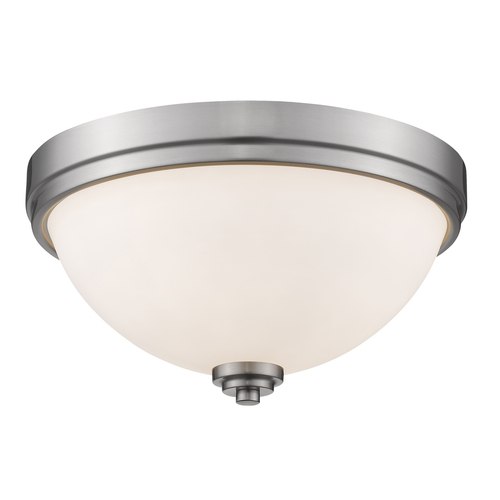 Ashton Brushed Nickel Flush Mount by Z-Lite