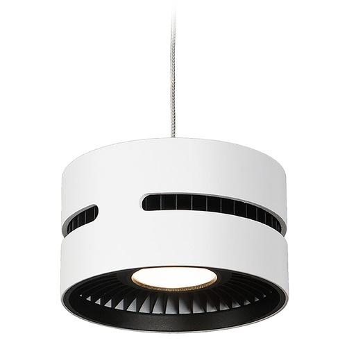 Kuzco Lighting Modern White LED Mini Pendant 3000K 1197LM by Kuzco Lighting PD6705-WH