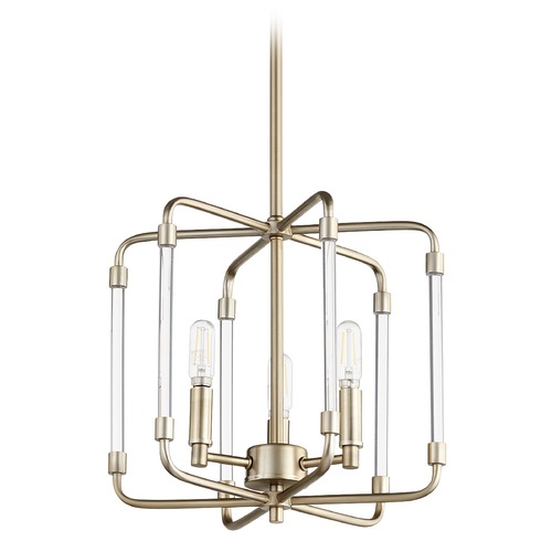 Quorum Lighting Optic Aged Brass Pendant by Quorum Lighting 6114-3-80