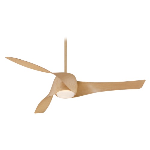 Minka Aire Artemis 58-Inch LED Smart Fan in Maple by Minka Aire F803DL-MP