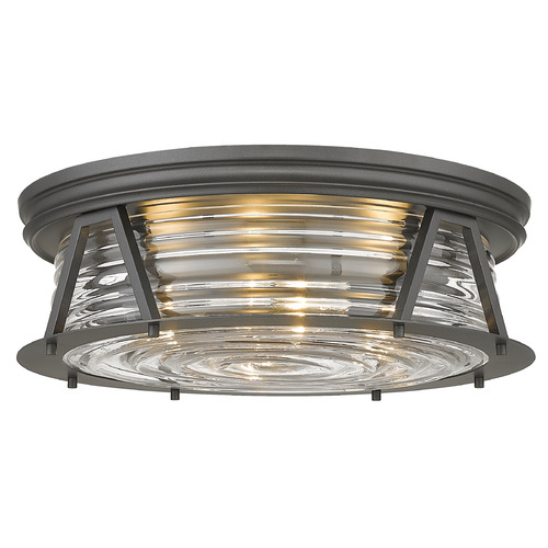 Z-Lite Cape Harbor Bronze Flush Mount by Z-Lite 491F4-BRZ