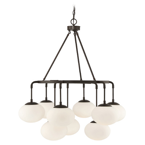 Meridian 34-Inch Round Chandelier in Oil Rubbed Bronze by Meridian M10098ORB