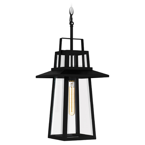 Quoizel Lighting Devonport Outdoor Hanging Light in Matte Black by Quoizel Lighting DEV1910MBK