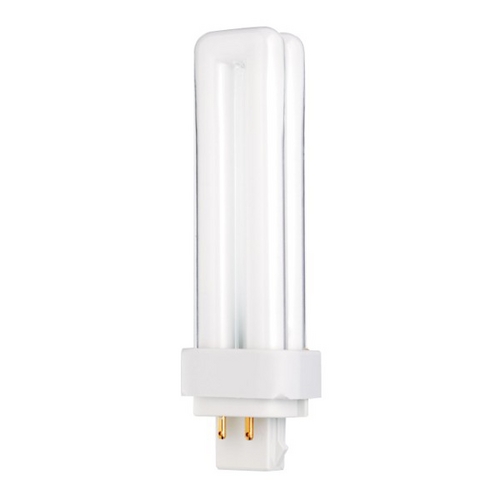 18W Quad Tube Compact Fluorescent Light Bulb with G24Q-24 Base by Satco Lighting