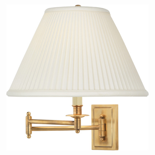 Robert Abbey Lighting Kinetic Antique Brass Swing Arm Lamp