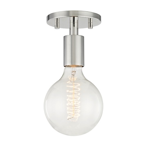 Mitzi by Hudson Valley Ava Polished Nickel Semi-Flush Mount by Mitzi by Hudson Valley H109601-PN