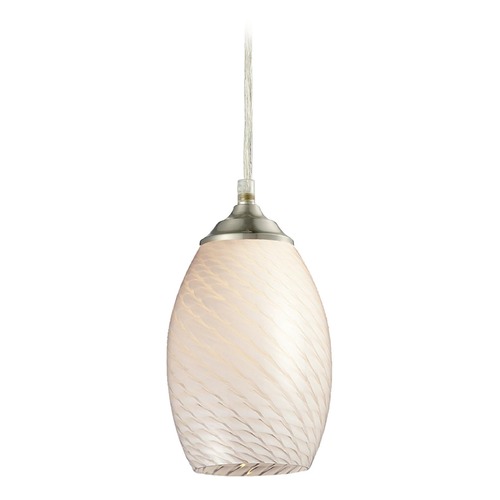 Z-Lite Jazz Brushed Nickel Mini Pendant by Z-Lite 131W-BN