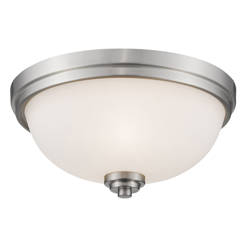 Ashton Brushed Nickel Flush Mount by Z-Lite