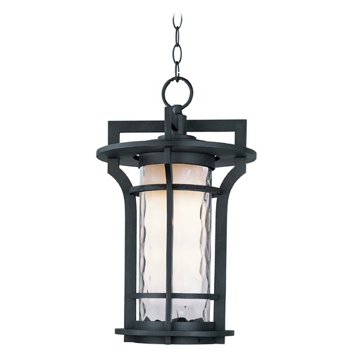 Maxim Lighting Maxim Lighting Oakville LED E26 Black Oxide LED Outdoor Hanging Light 65788WGBO