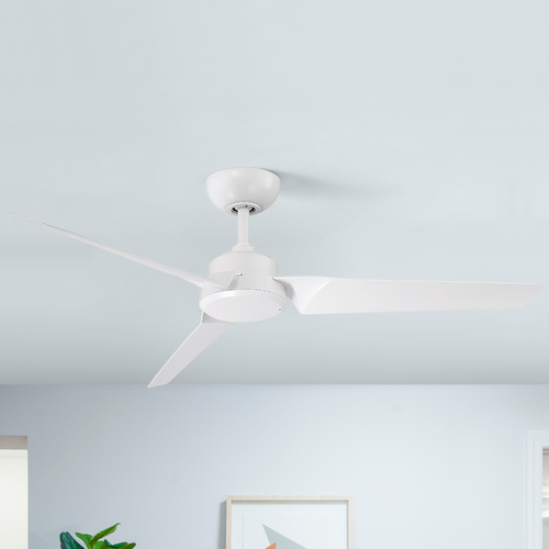 Modern Forms by WAC Lighting Roboto 52-Inch Smart Outdoor Fan in Matte White by Modern Forms FR-W1910-52-MW