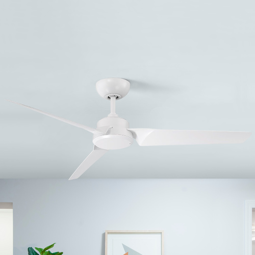 Roboto 52-Inch Smart Outdoor Fan in Matte White by Modern Forms