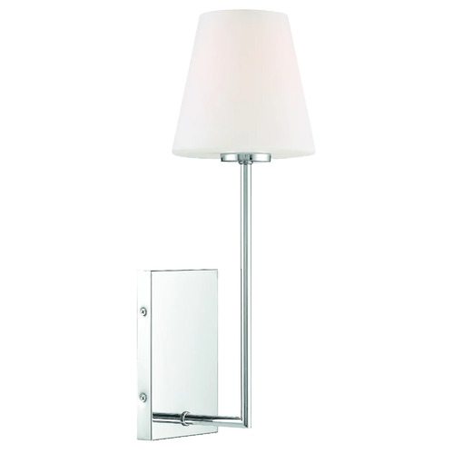 Lena 17.5-Inch Wall Sconce in Polished Chrome by Crystorama Lighting