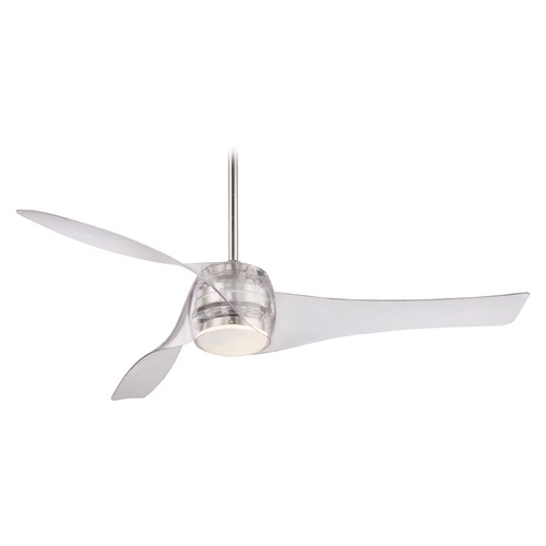Minka Aire Artemis 58-Inch LED Smart Fan in Translucent by Minka Aire F803DL-TL