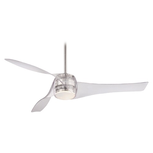 Artemis 58-Inch LED Smart Fan in Translucent by Minka Aire