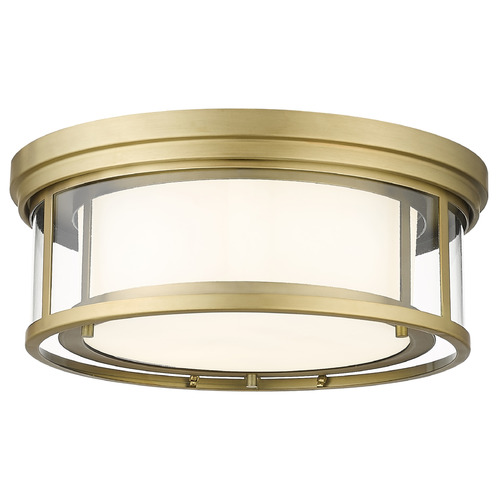 Z-Lite Willow Olde Brass Flush Mount by Z-Lite 426F16-OBR