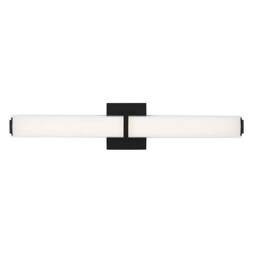 Visual Comfort Modern Collection Sean Lavin Milan 24-Inch LED Bath Bar in Black by Visual Comfort Modern 700BCMLN24WB-LED930