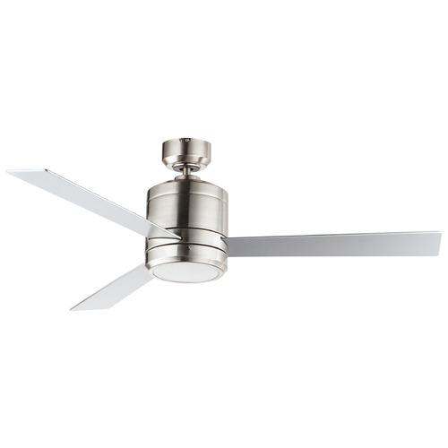 Maxim Lighting Tanker Satin Nickel LED Ceiling Fan with Light