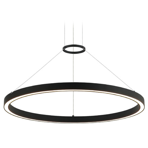 Matteo Lighting O'hara Matte Black LED Pendant Light