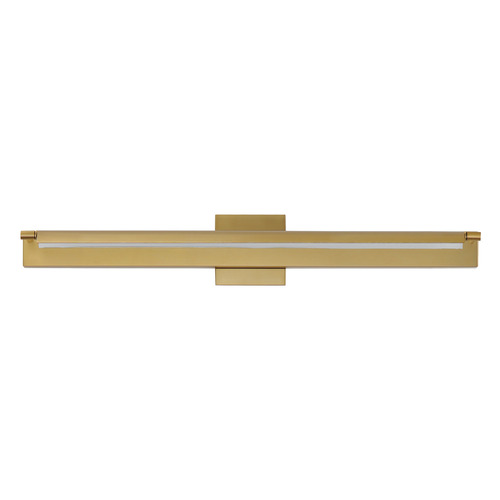 ET2 Lighting Bookkeeper Natural Aged Brass LED Bathroom Light by ET2 Lighting E21393-NAB