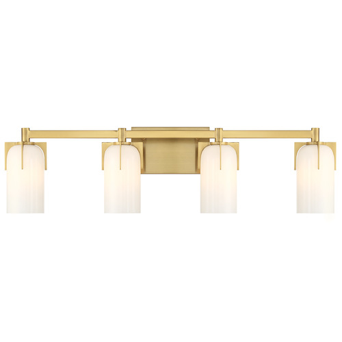 Savoy House Lighting Caldwell Warm Brass Bathroom Light