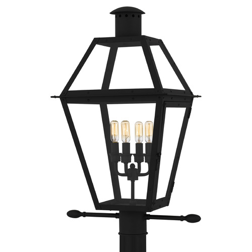 Quoizel Lighting Rue De Royal Earth Black Post Light