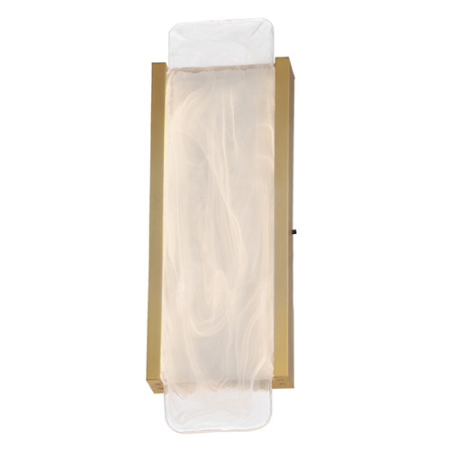 Et2 Celine Natural Aged Brass LED Vertical Bathroom Light