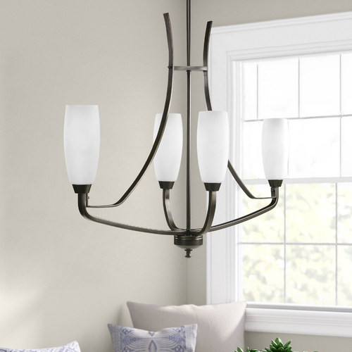 Wisten 35-Inch Linear Chandelier in Antique Bronze by Progress Lighting