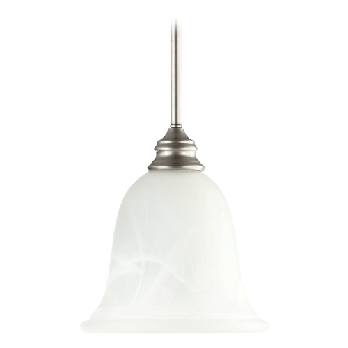 Quorum Lighting Bryant Classic Nickel Mini Pendant by Quorum Lighting 3154-64