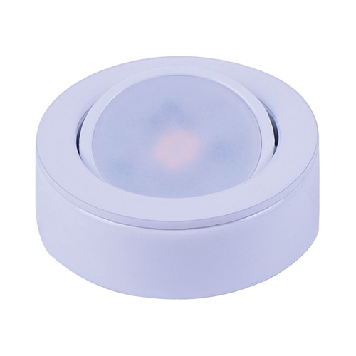 Maxim Lighting 120V LED Puck Light Recessed / Surface Mount 3000K White by Maxim Lighting 53830WT