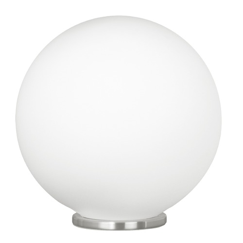 Eglo Lighting Eglo Rondo Silver Table Lamp with Globe Shade 85265A