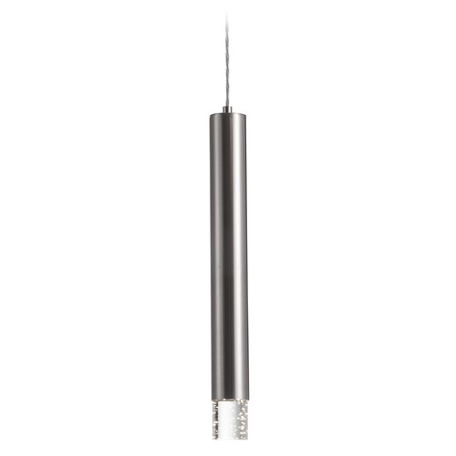 Kuzco Lighting Pendula Brushed Nickel LED Crystal Pendant 3000K by Kuzco Lighting PD7716-BN