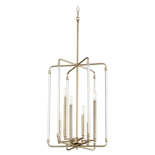 Quorum Lighting Optic Aged Brass Pendant by Quorum Lighting 8114-6-80