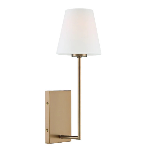Lena 17.5-Inch Wall Sconce in Vibrant Gold by Crystorama Lighting