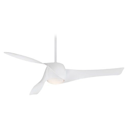 Minka Aire Artemis 58-Inch LED Smart Fan in White by Minka Aire F803DL-WH