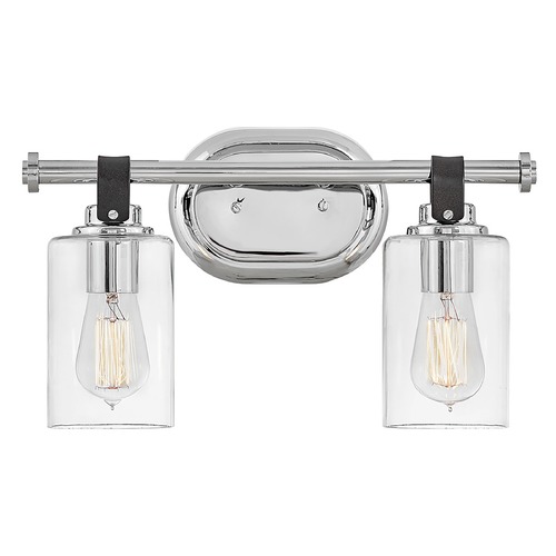 Halstead 2-Light Vanity Light in Chrome by Hinkley Lighting