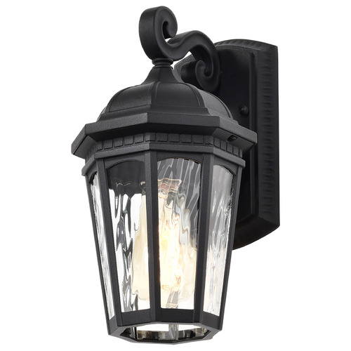 East River Matte Black Outdoor Wall Light by Nuvo Lighting
