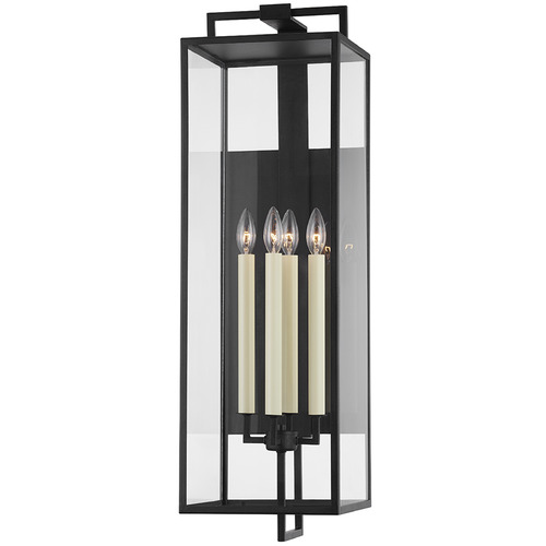 Troy Lighting Beckham Forged Iron Outdoor Wall Light