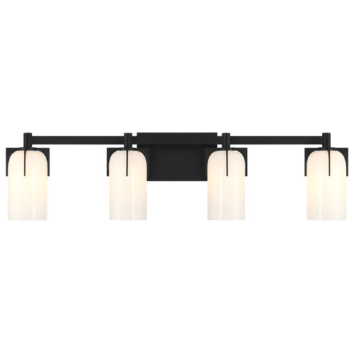 Savoy House Lighting Caldwell Matte Black Bathroom Light