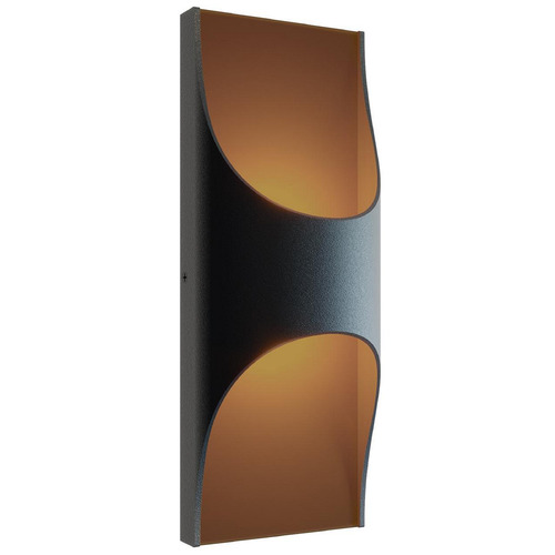 Afx Lighting Harrison Black & Copper LED Outdoor Wall Light