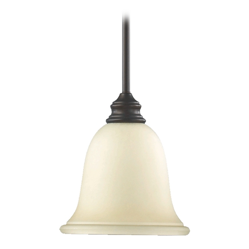 Quorum Lighting Bryant Oiled Bronze Mini Pendant by Quorum Lighting 3154-86