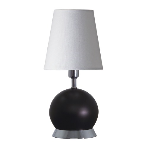 House of Troy Lighting Geo Black Matte with Chrome Accents Accent Lamp by House of Troy Lighting GEO110