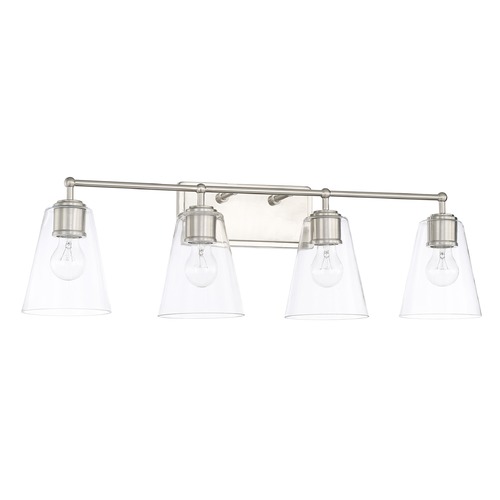 Capital Lighting Murphy 33-Inch Vanity Light in Brushed Nickel by Capital Lighting 121741BN-431