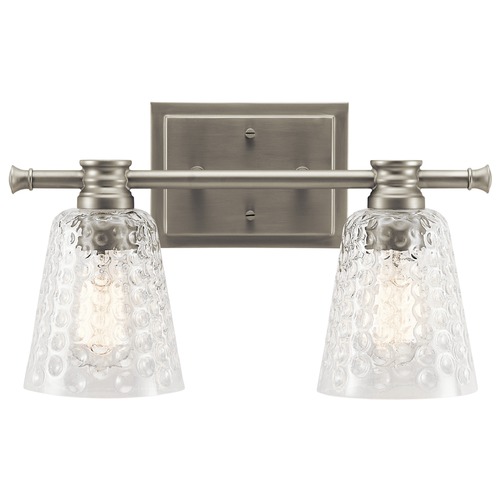 Kichler Lighting Nadine 15.75-Inch Brushed Nickel Vanity Light by Kichler Lighting 45096NI